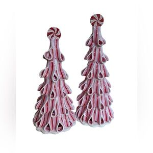 Peppermint Ribbon Holiday Trees